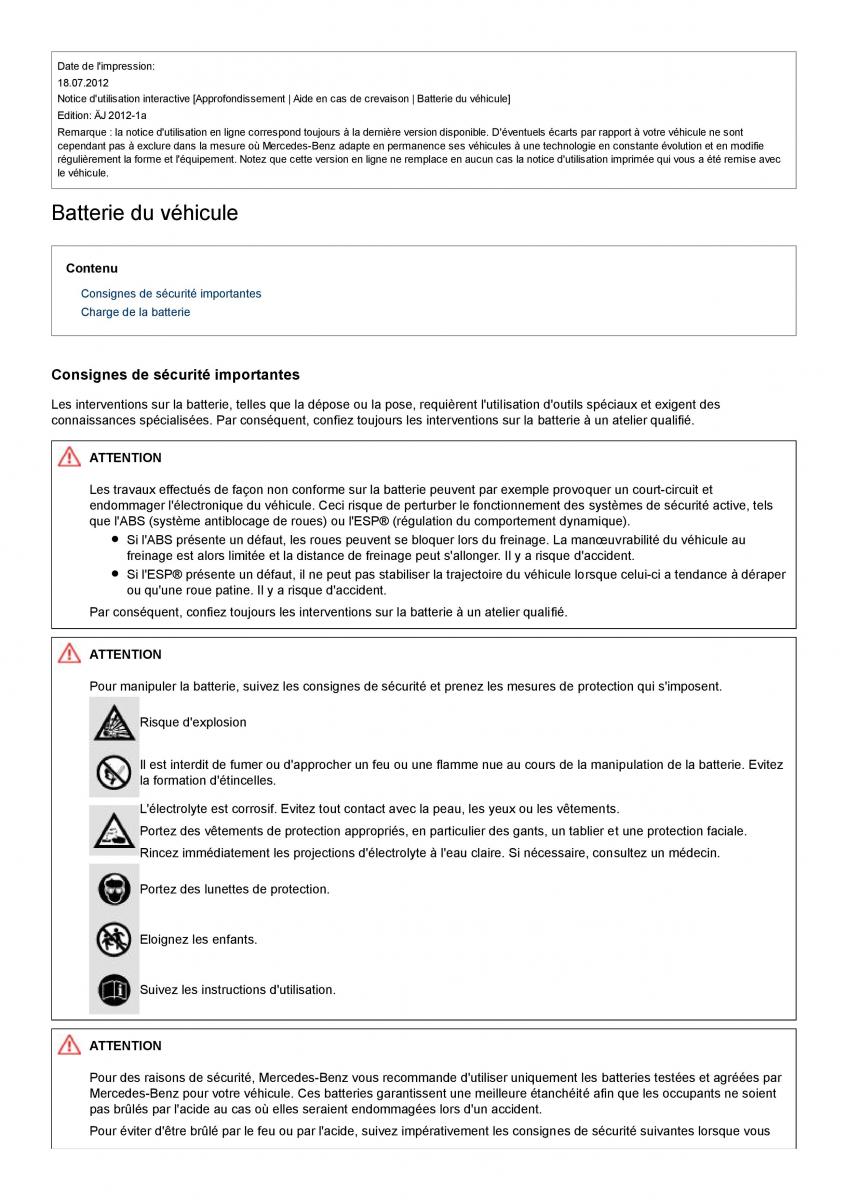 Mercedes Benz C class W204 manuel du proprietaire / page 351