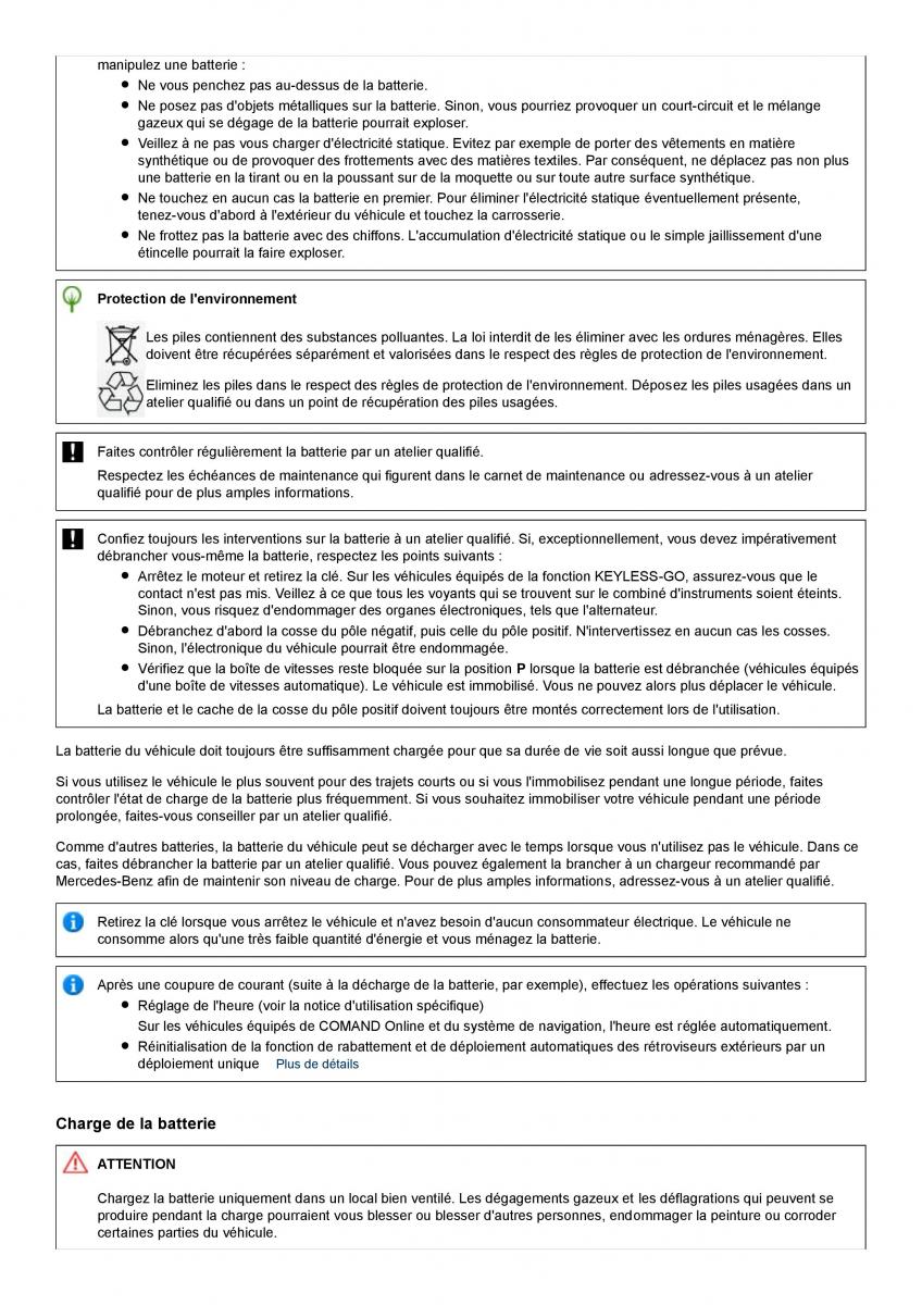 Mercedes Benz C class W204 manuel du proprietaire / page 352