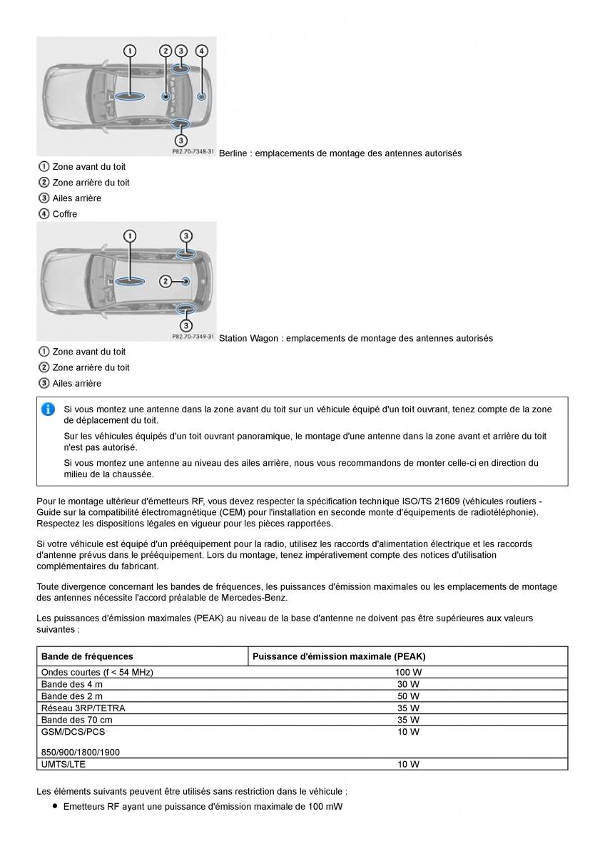 Mercedes Benz C class W204 manuel du proprietaire / page 388