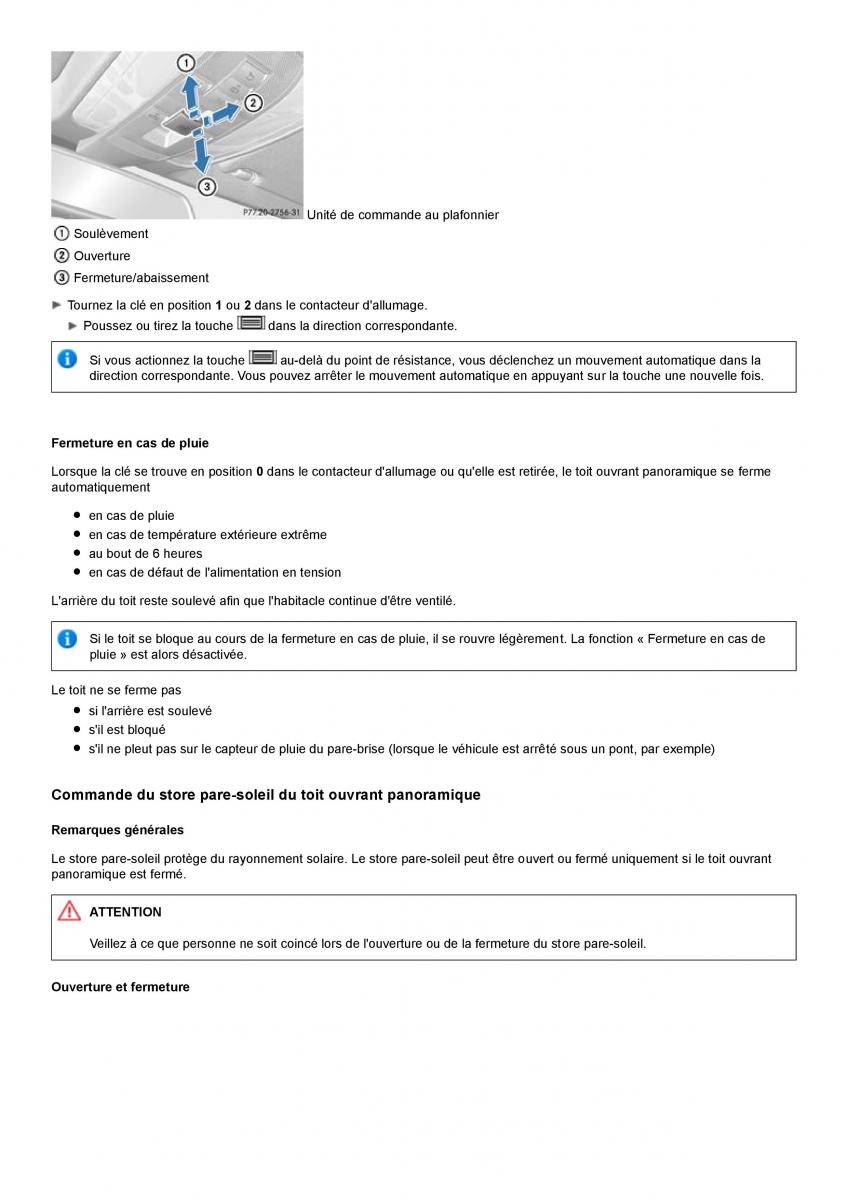 Mercedes Benz C class W204 coupe manuel du proprietaire / page 75