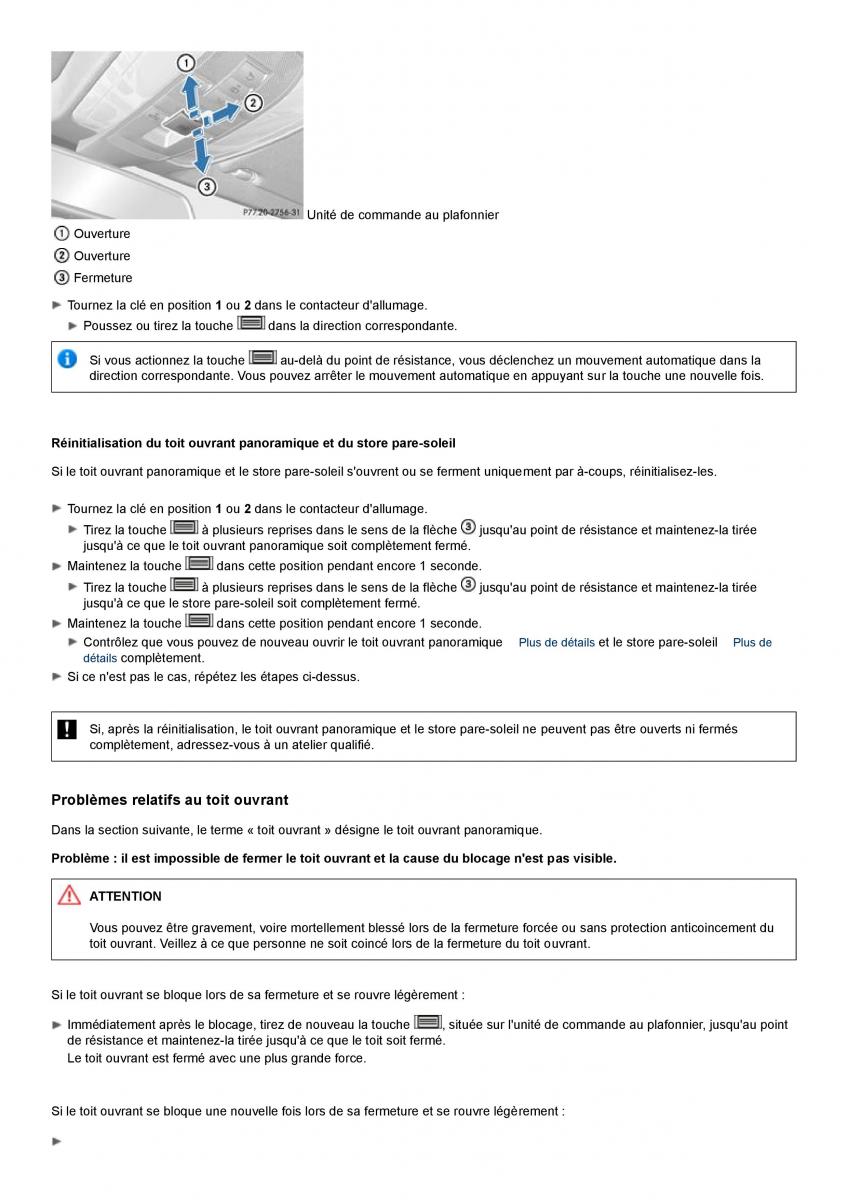 Mercedes Benz C class W204 coupe manuel du proprietaire / page 76