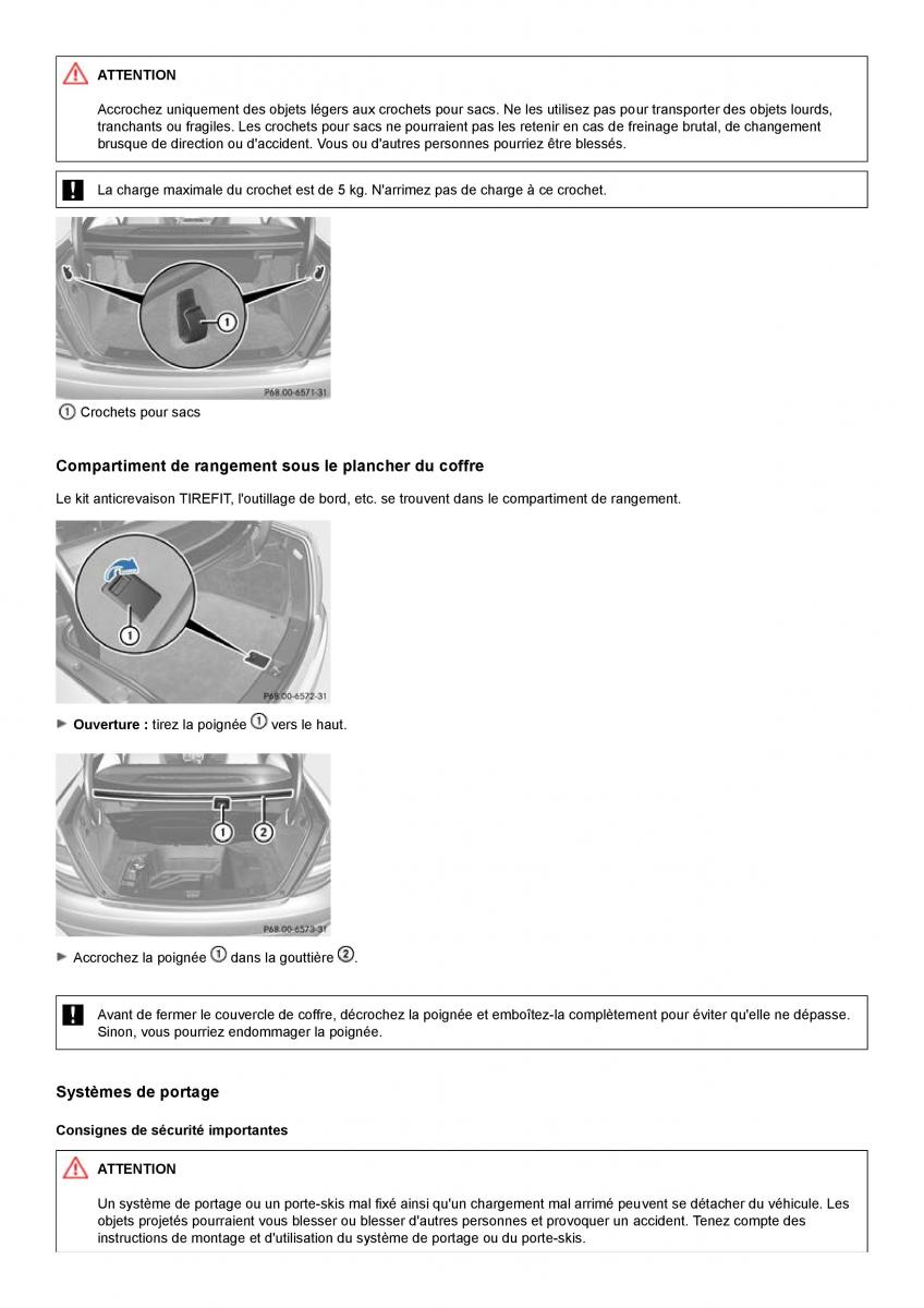 Mercedes Benz C class W204 coupe manuel du proprietaire / page 283