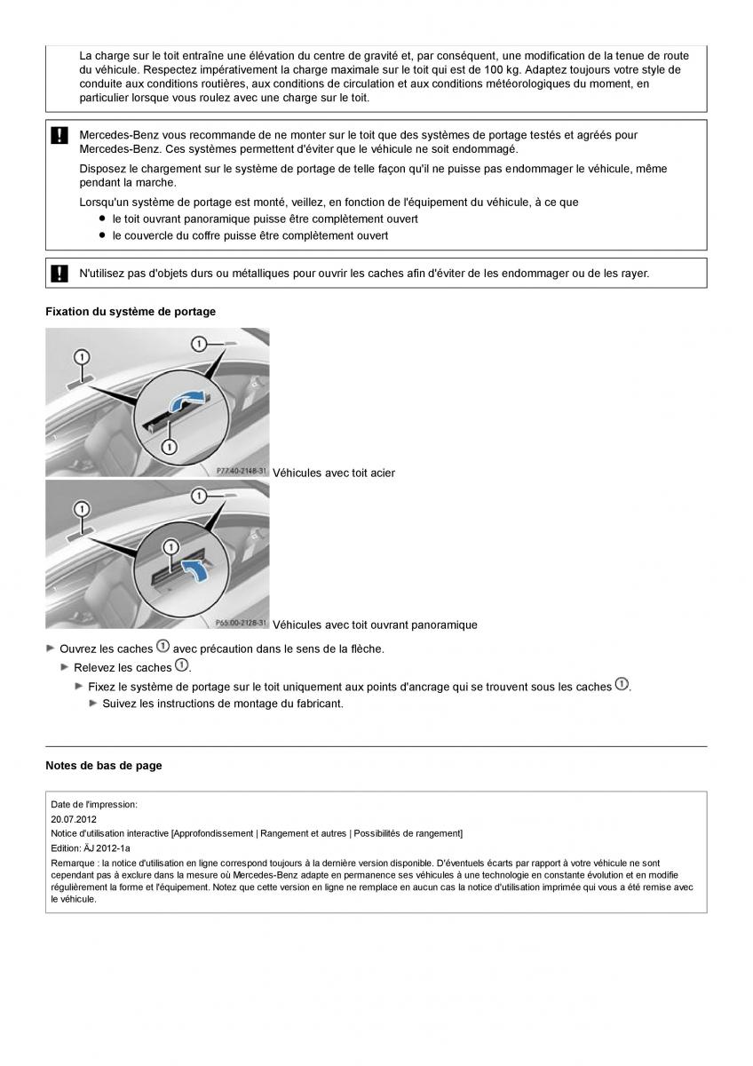 Mercedes Benz C class W204 coupe manuel du proprietaire / page 284