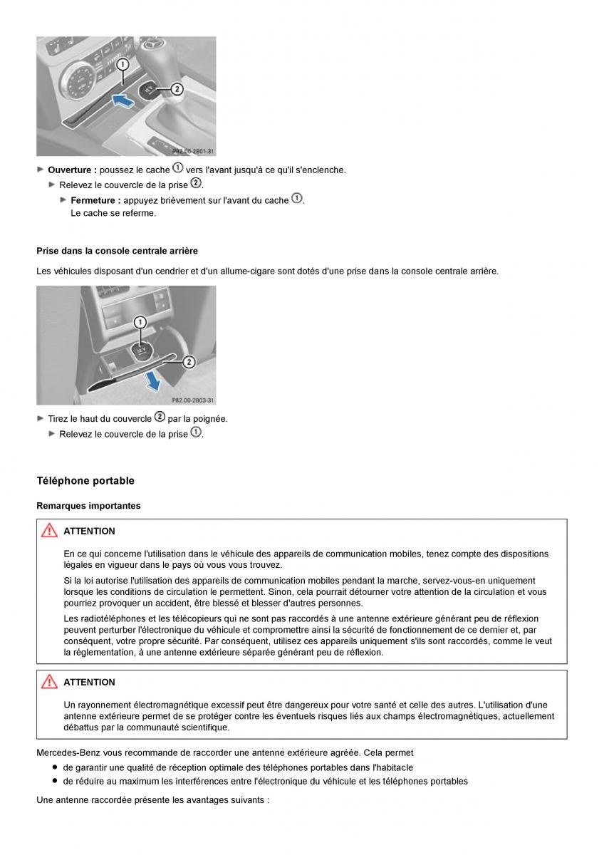 Mercedes Benz C class W204 coupe manuel du proprietaire / page 289