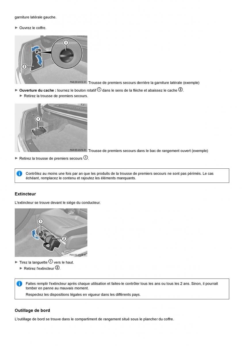 Mercedes Benz C class W204 coupe manuel du proprietaire / page 315