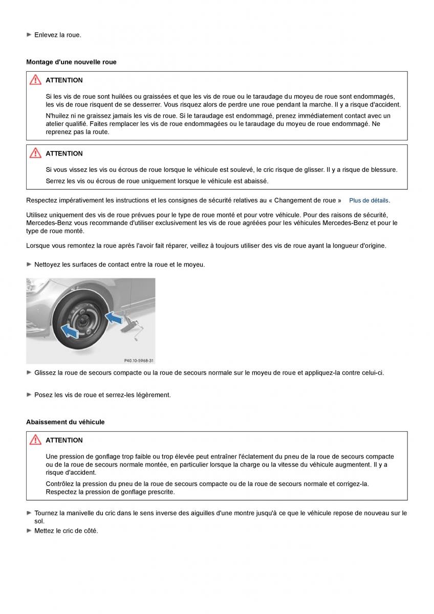 Mercedes Benz C class W204 coupe manuel du proprietaire / page 326