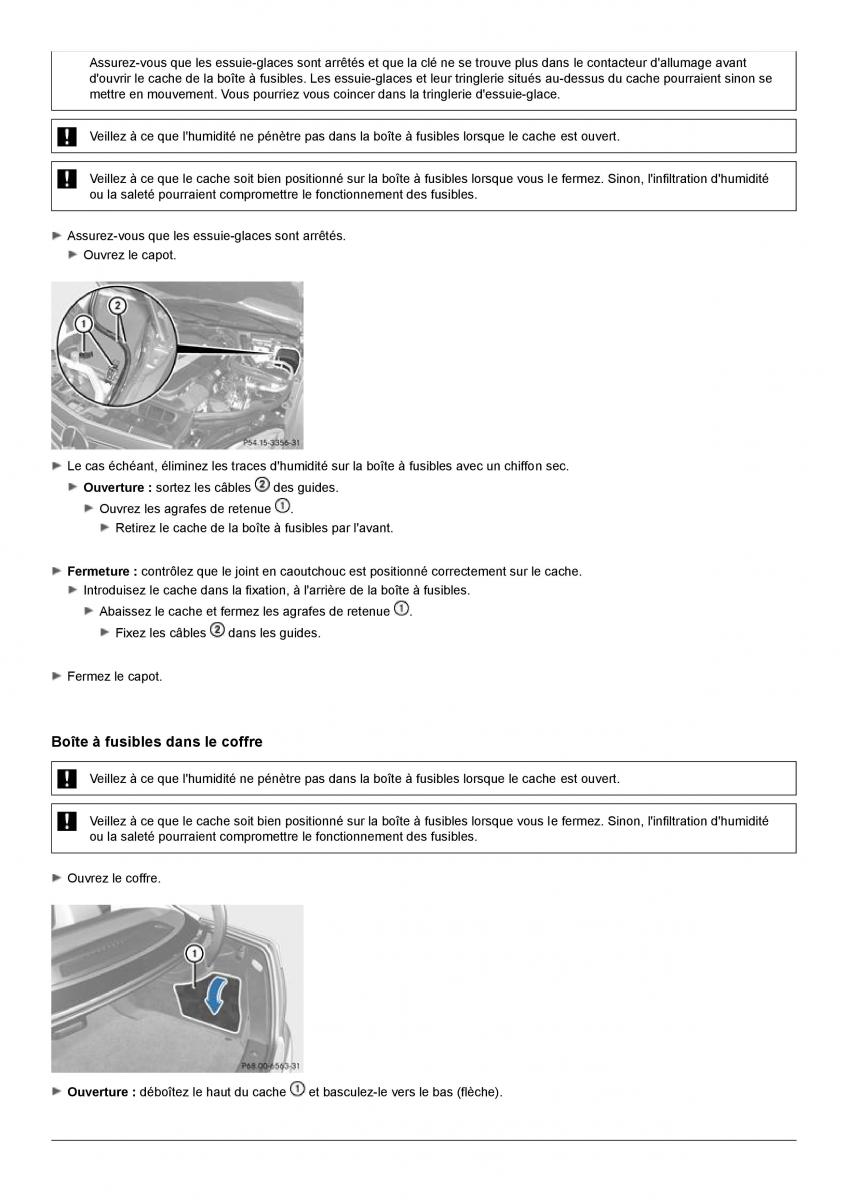 Mercedes Benz C class W204 coupe manuel du proprietaire / page 338