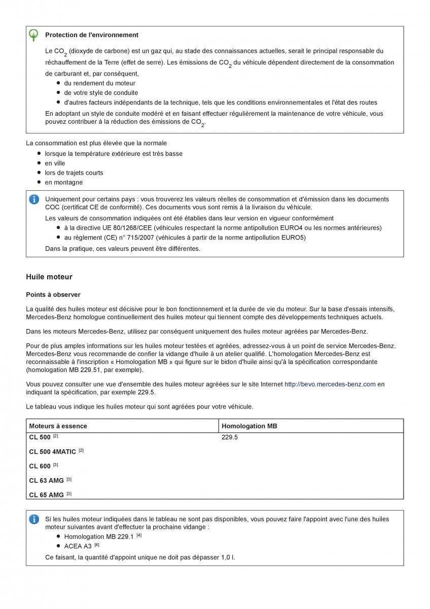 Mercedes Benz CL class C216 manuel du proprietaire / page 574