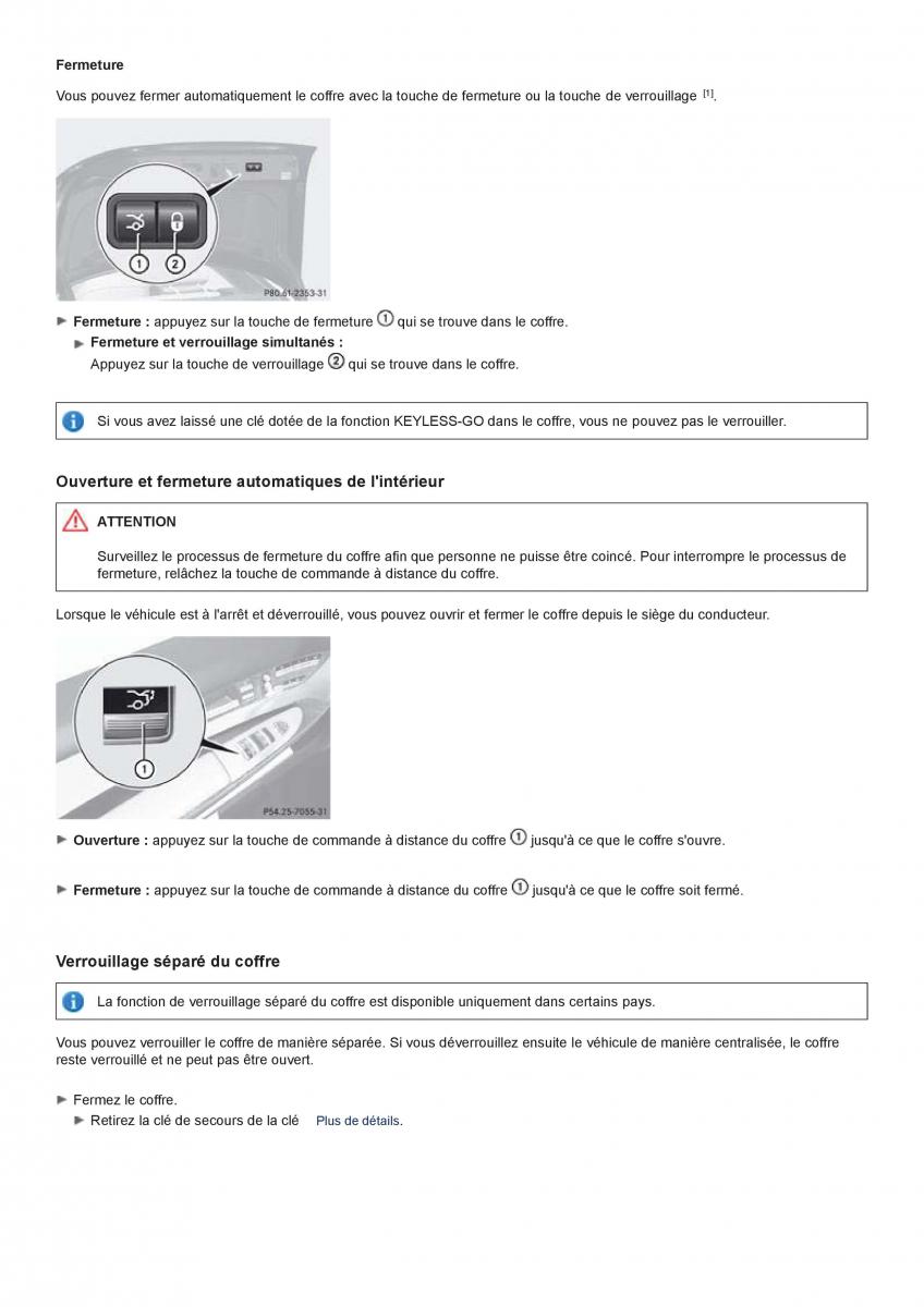 Mercedes Benz CL class C216 manuel du proprietaire / page 62