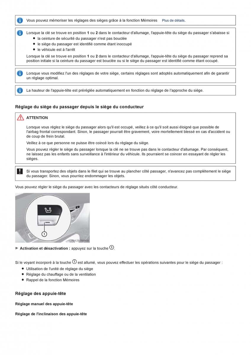 Mercedes Benz CL class C216 manuel du proprietaire / page 75