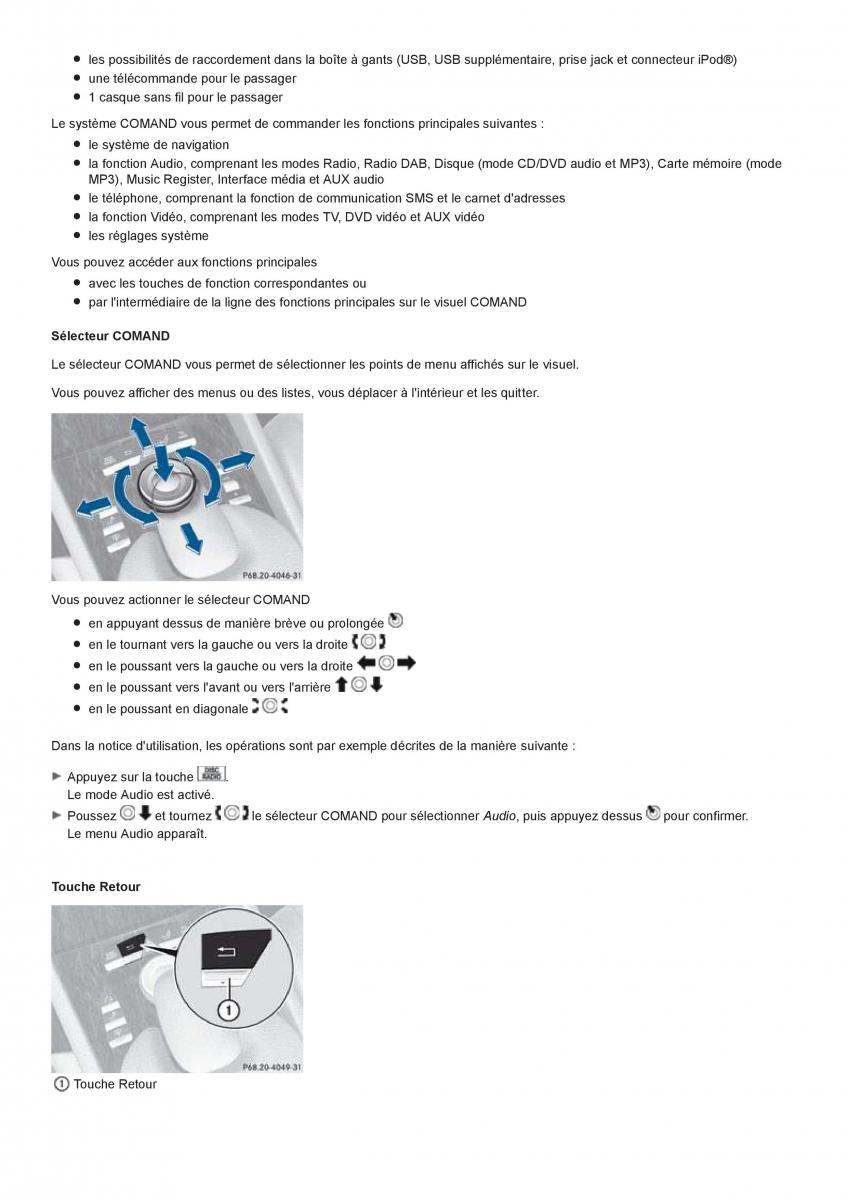 Mercedes Benz CL class C216 manuel du proprietaire / page 91