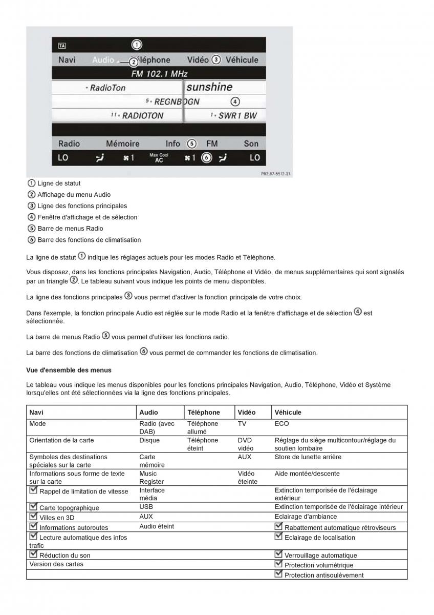 Mercedes Benz CL class C216 manuel du proprietaire / page 94