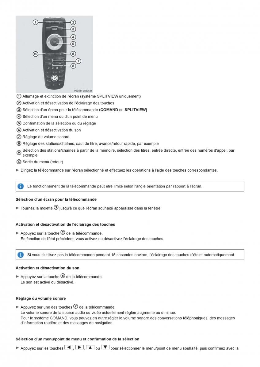 Mercedes Benz CL class C216 manuel du proprietaire / page 97