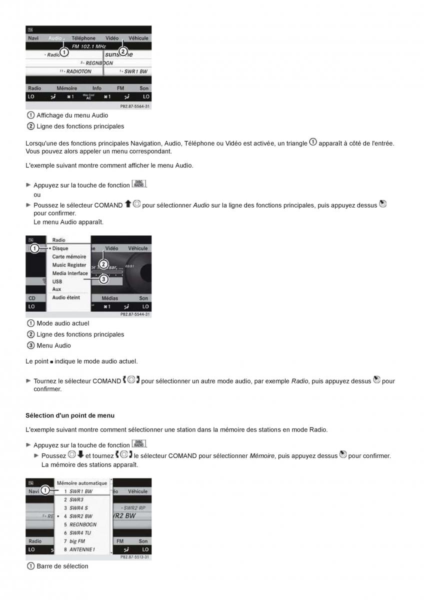 Mercedes Benz CL class C216 manuel du proprietaire / page 99