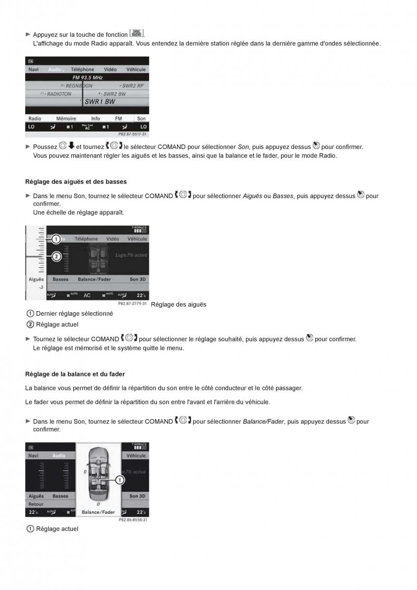 Mercedes Benz CL class C216 manuel du proprietaire / page 109