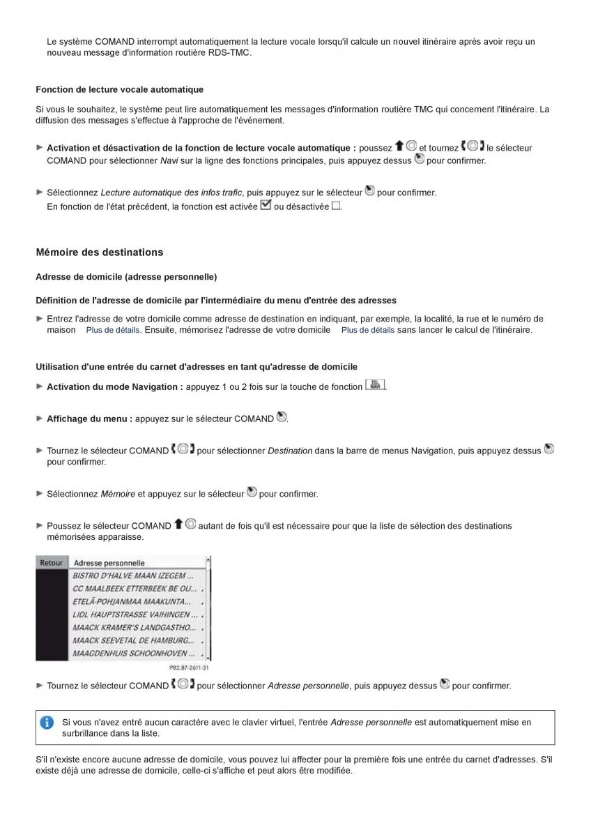 Mercedes Benz CL class C216 manuel du proprietaire / page 153