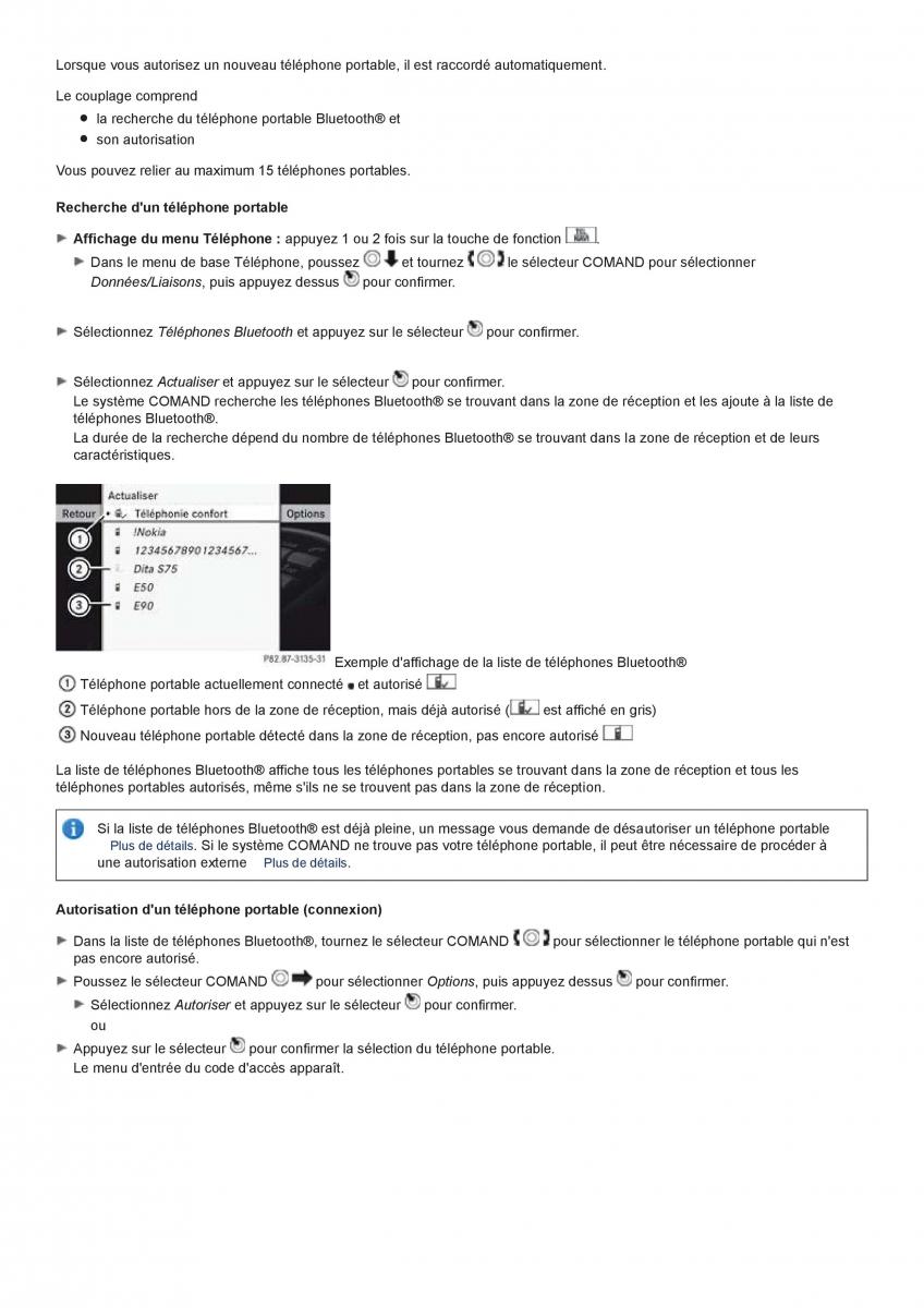 Mercedes Benz CL class C216 manuel du proprietaire / page 174