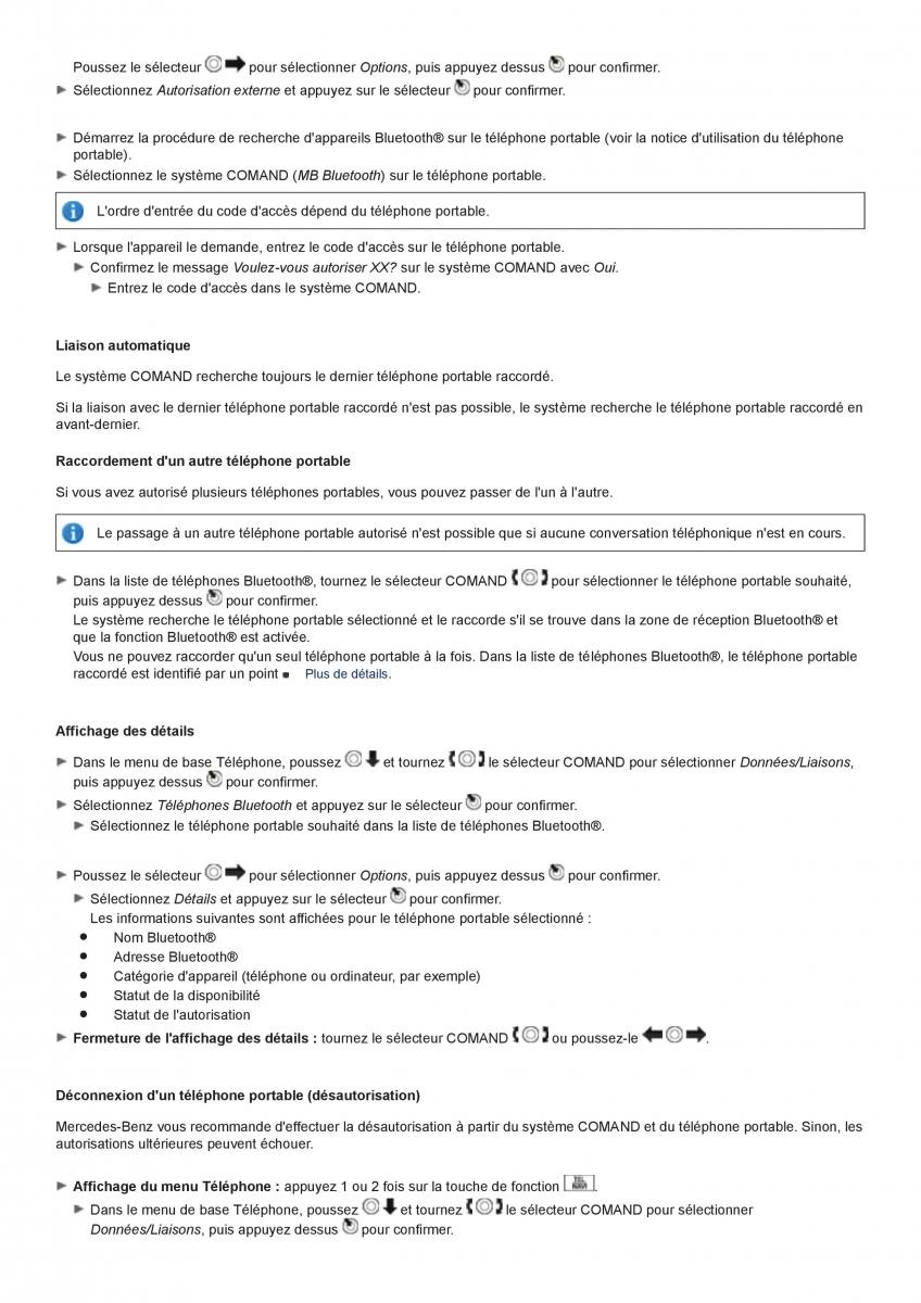 Mercedes Benz CL class C216 manuel du proprietaire / page 176