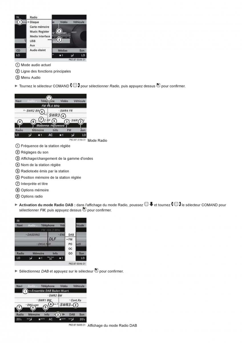 Mercedes Benz CL class C216 manuel du proprietaire / page 201