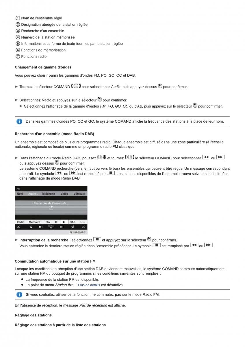 Mercedes Benz CL class C216 manuel du proprietaire / page 202