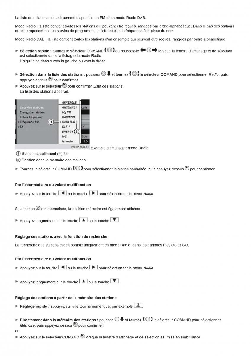 Mercedes Benz CL class C216 manuel du proprietaire / page 203