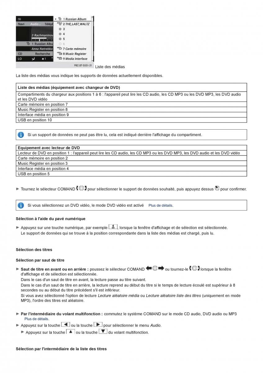 Mercedes Benz CL class C216 manuel du proprietaire / page 212