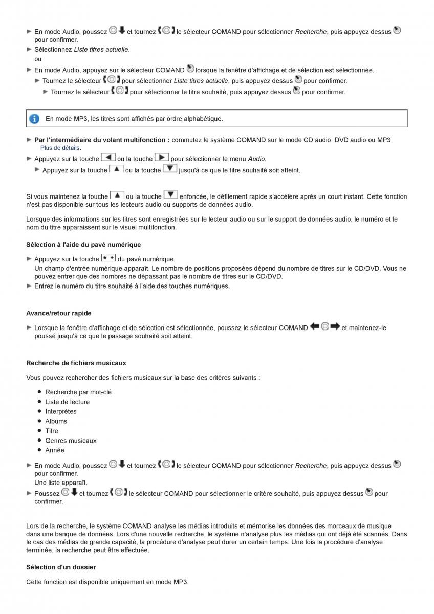 Mercedes Benz CL class C216 manuel du proprietaire / page 213