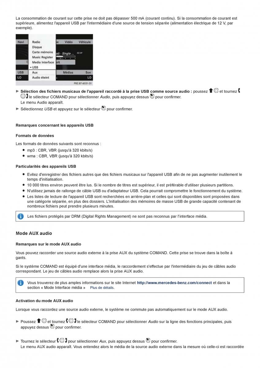 Mercedes Benz CL class C216 manuel du proprietaire / page 228