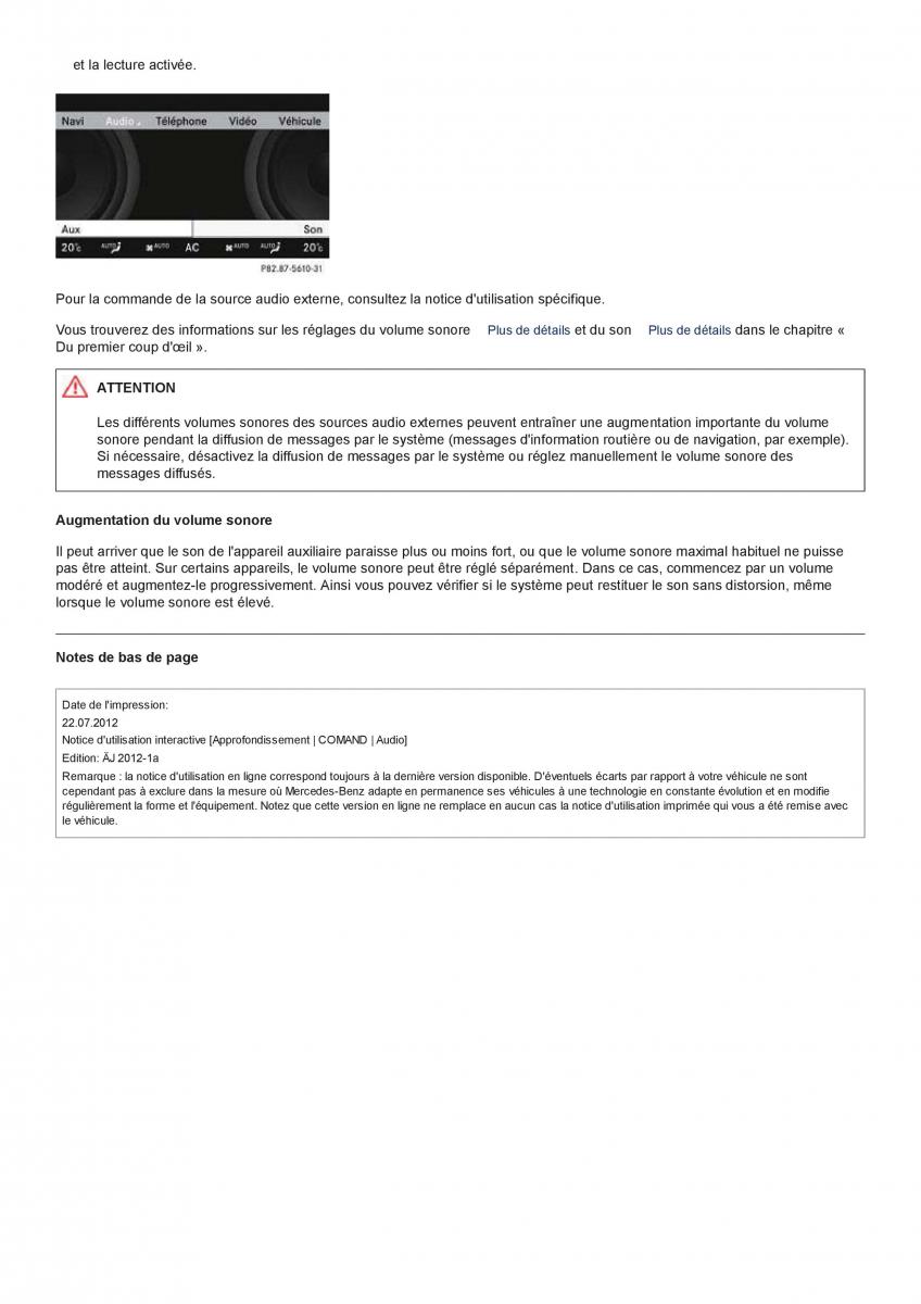 Mercedes Benz CL class C216 manuel du proprietaire / page 229