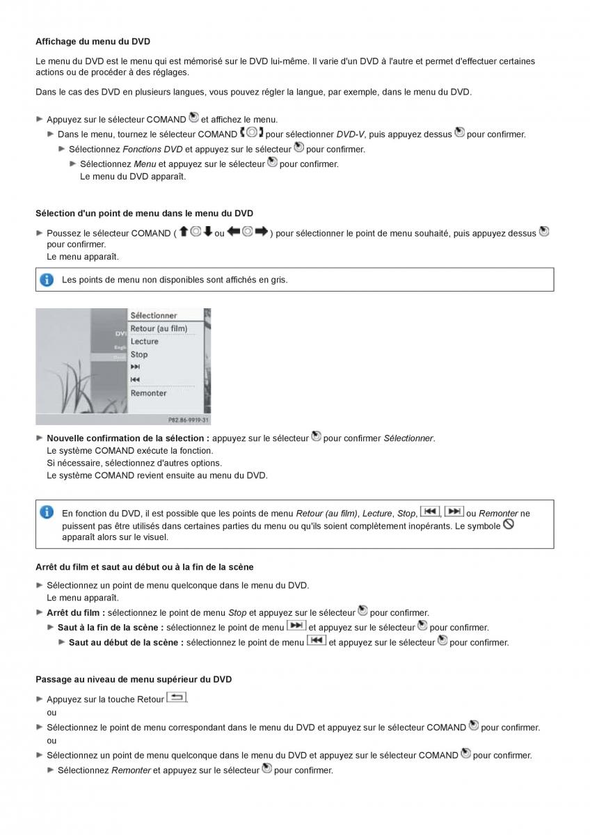 Mercedes Benz CL class C216 manuel du proprietaire / page 241