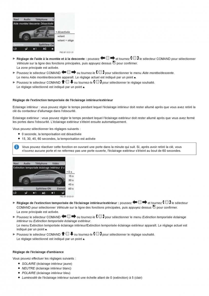 Mercedes Benz CL class C216 manuel du proprietaire / page 248