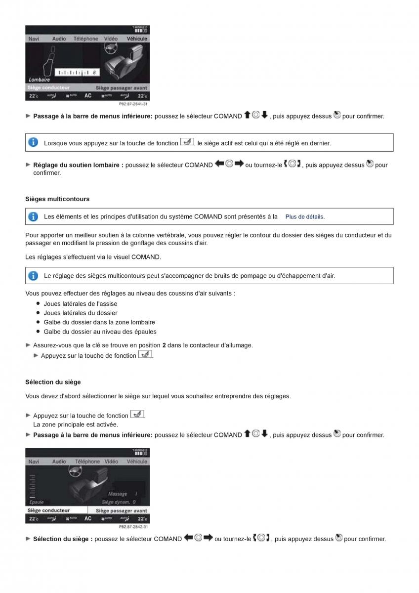 Mercedes Benz CL class C216 manuel du proprietaire / page 257