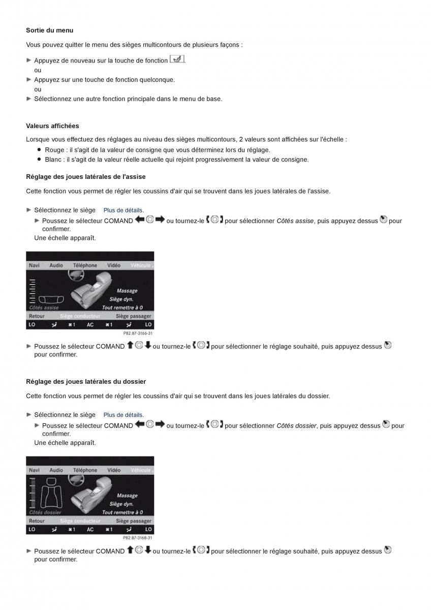 Mercedes Benz CL class C216 manuel du proprietaire / page 258