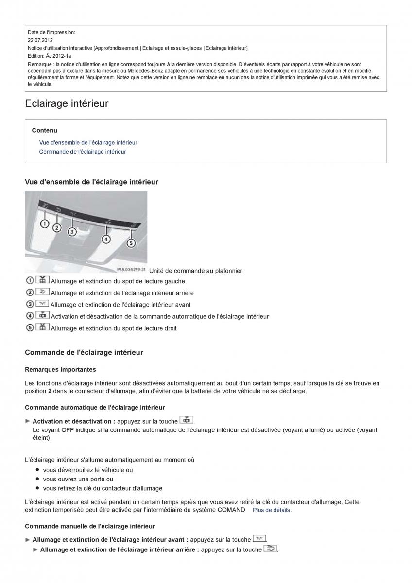 Mercedes Benz CL class C216 manuel du proprietaire / page 270