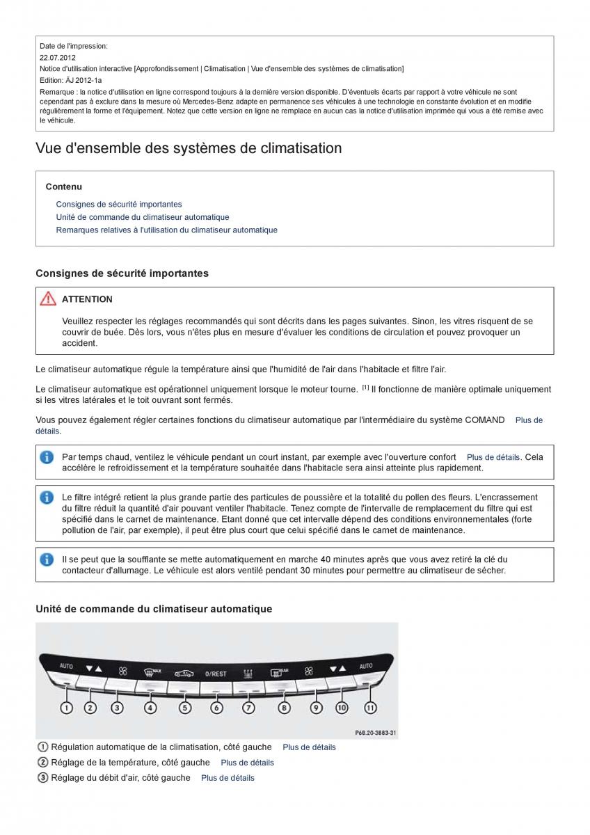 Mercedes Benz CL class C216 manuel du proprietaire / page 277