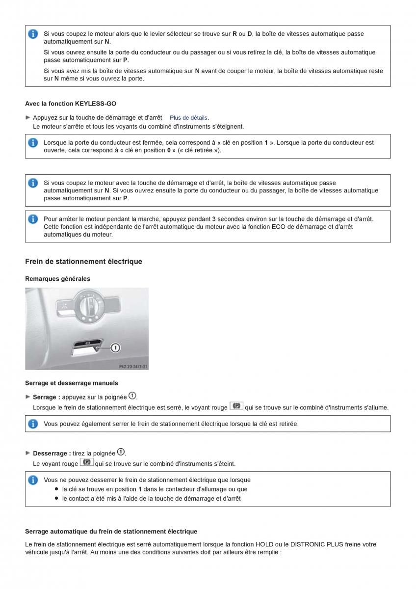 Mercedes Benz CL class C216 manuel du proprietaire / page 313