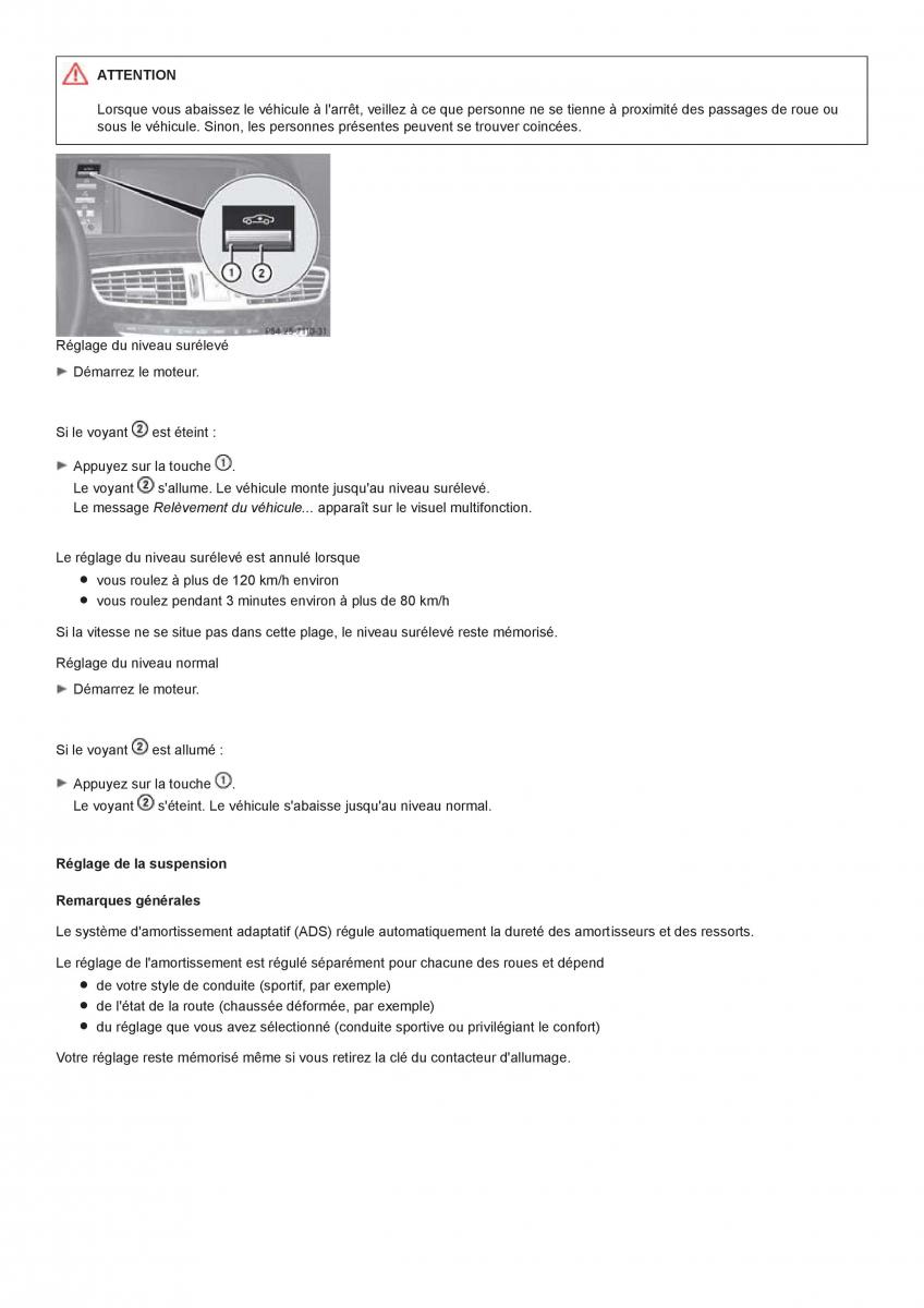 Mercedes Benz CL class C216 manuel du proprietaire / page 336