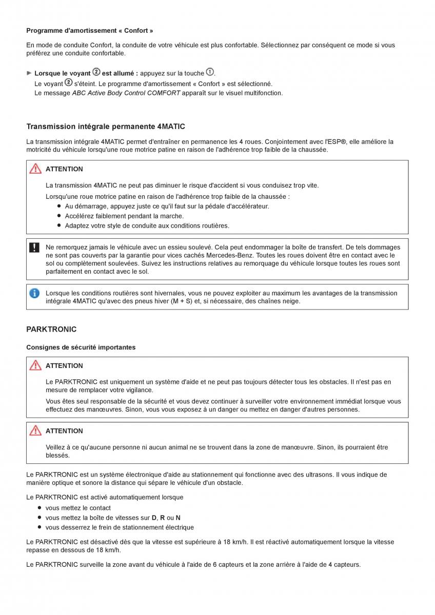 Mercedes Benz CL class C216 manuel du proprietaire / page 339