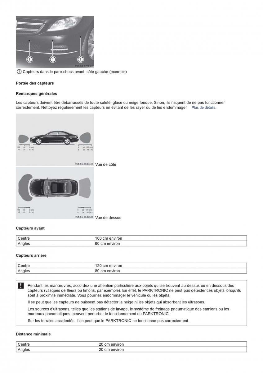 Mercedes Benz CL class C216 manuel du proprietaire / page 340