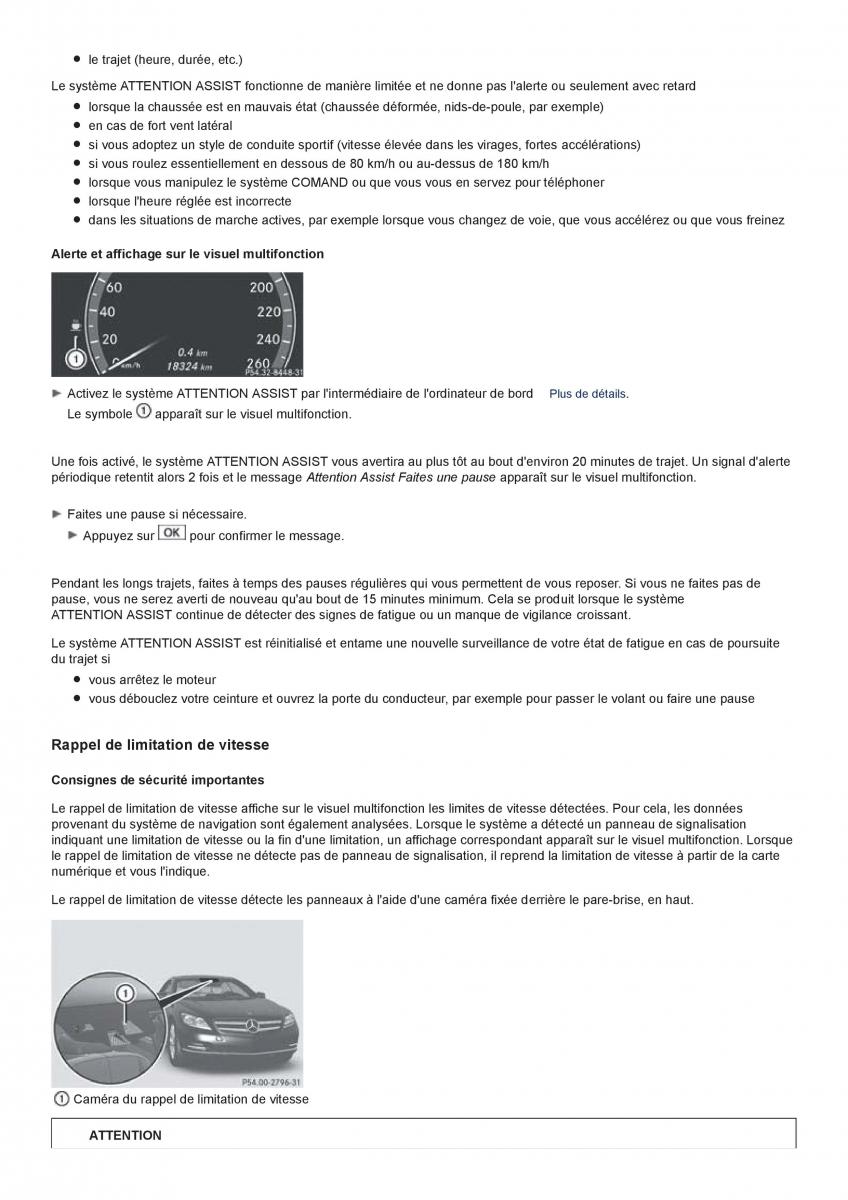 Mercedes Benz CL class C216 manuel du proprietaire / page 348