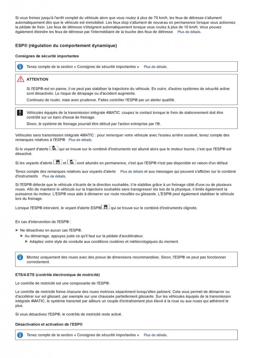 Mercedes Benz CL class C216 manuel du proprietaire / page 42