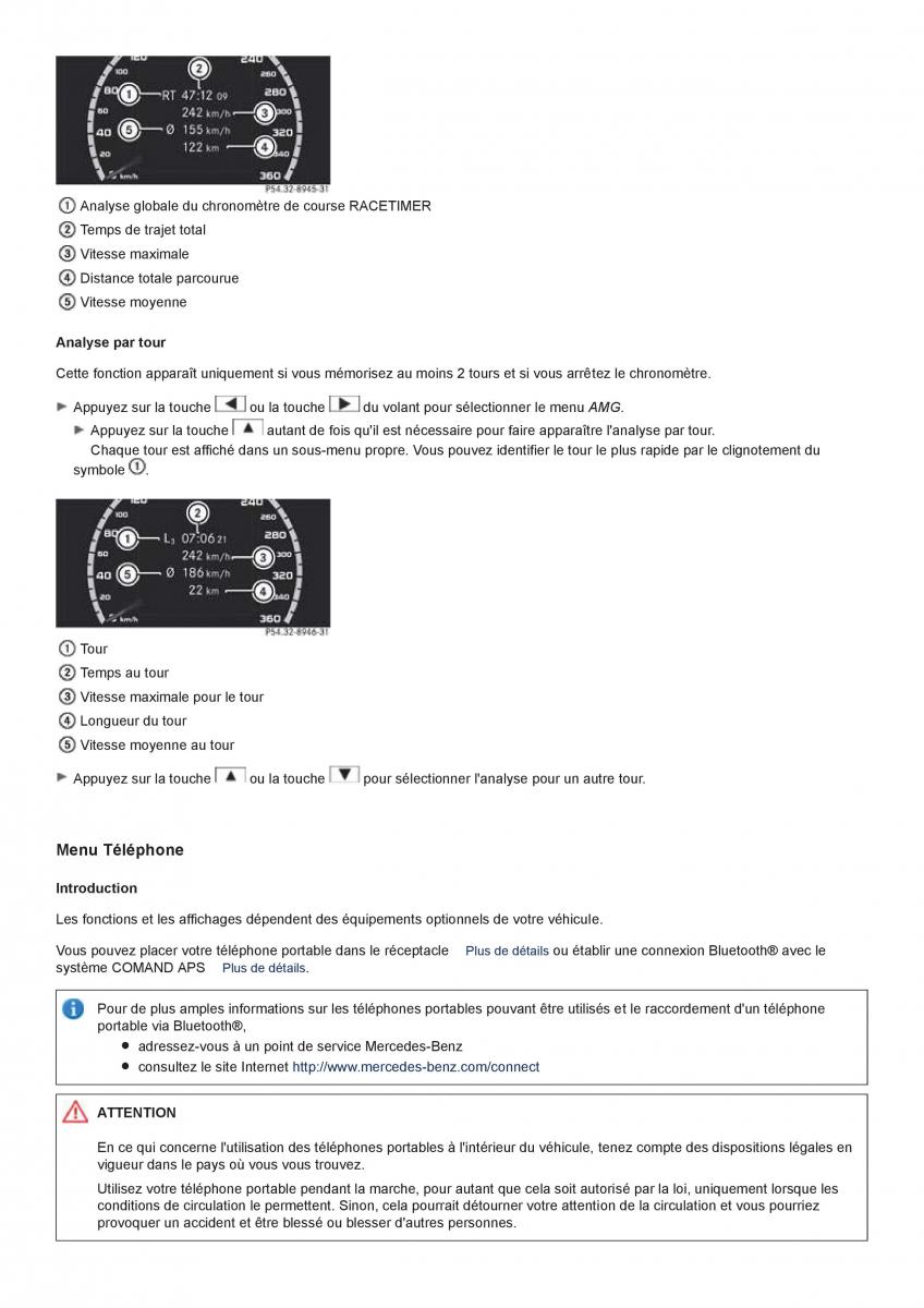 Mercedes Benz CL class C216 manuel du proprietaire / page 440