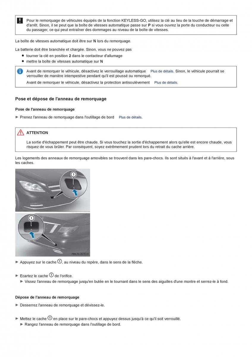 Mercedes Benz CL class C216 manuel du proprietaire / page 540