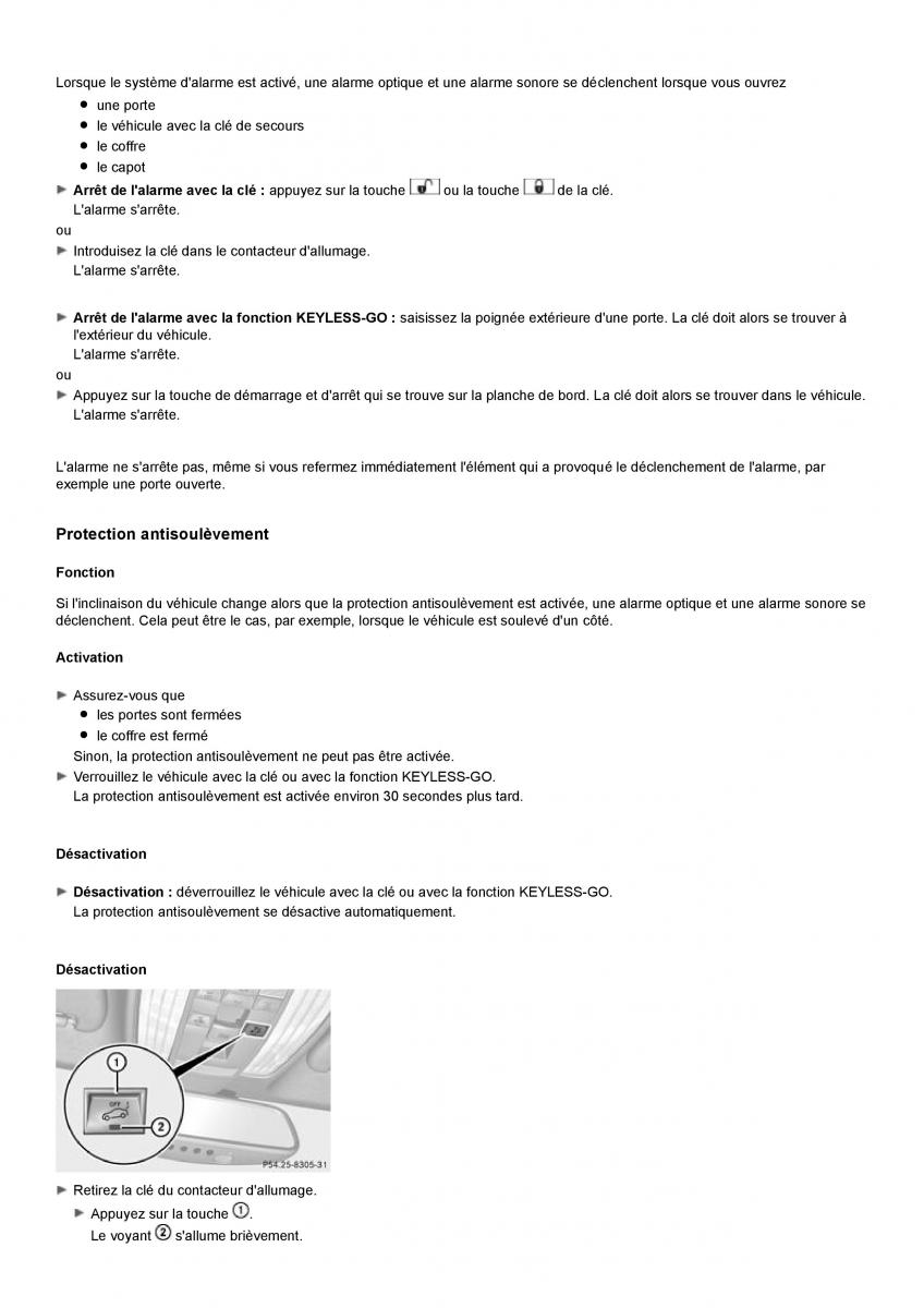 Mercedes Benz CLS class C218 manuel du proprietaire / page 57