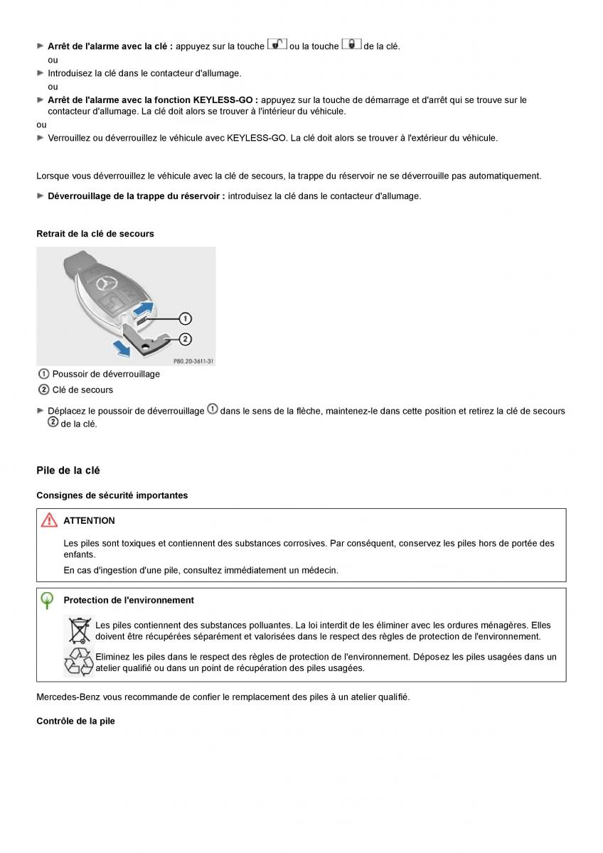 Mercedes Benz CLS class C218 manuel du proprietaire / page 63