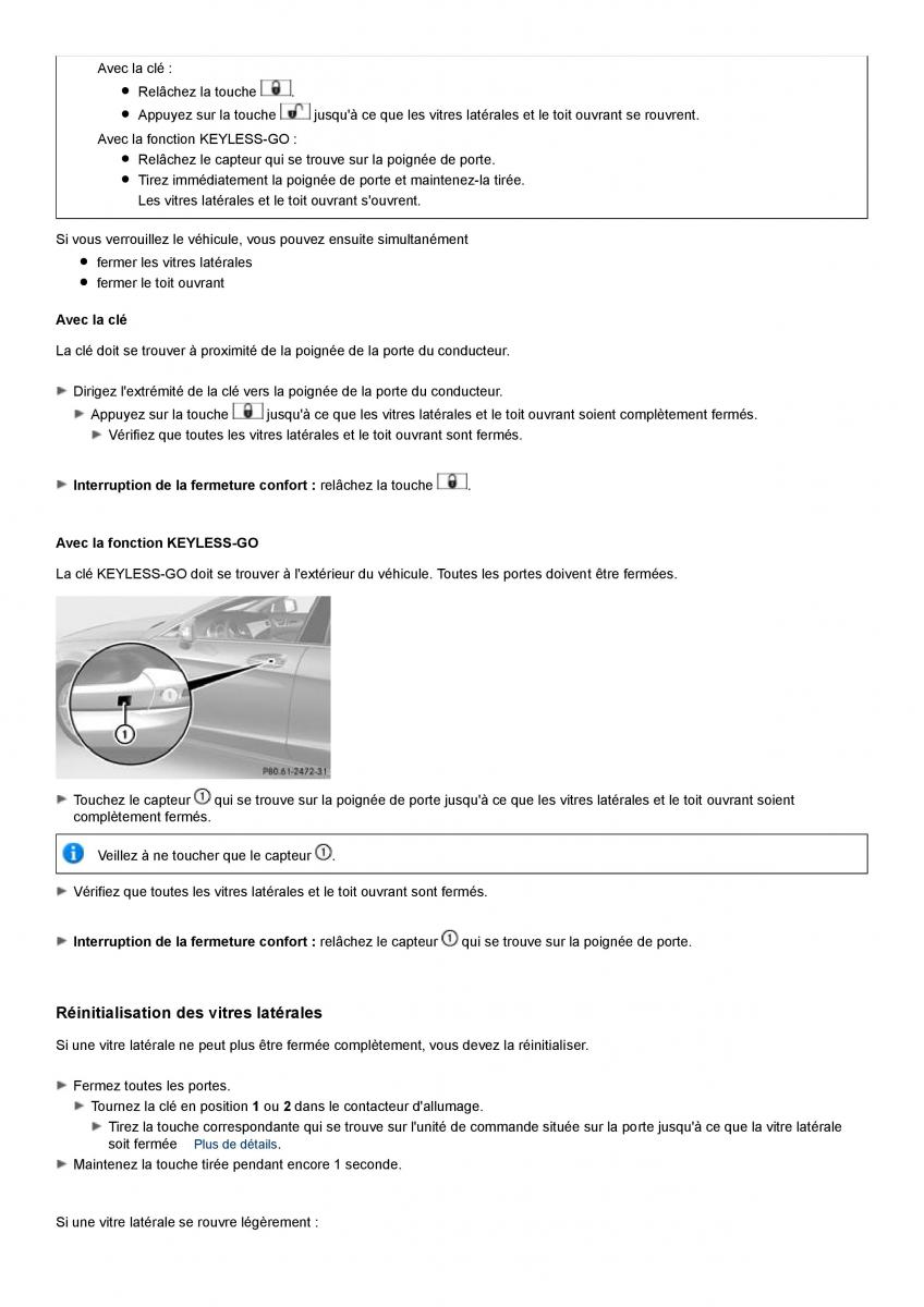 Mercedes Benz CLS class C218 manuel du proprietaire / page 77