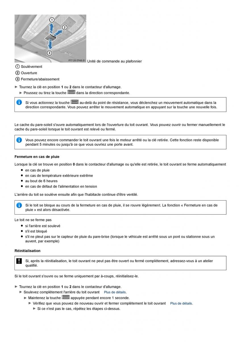 Mercedes Benz CLS class C218 manuel du proprietaire / page 80