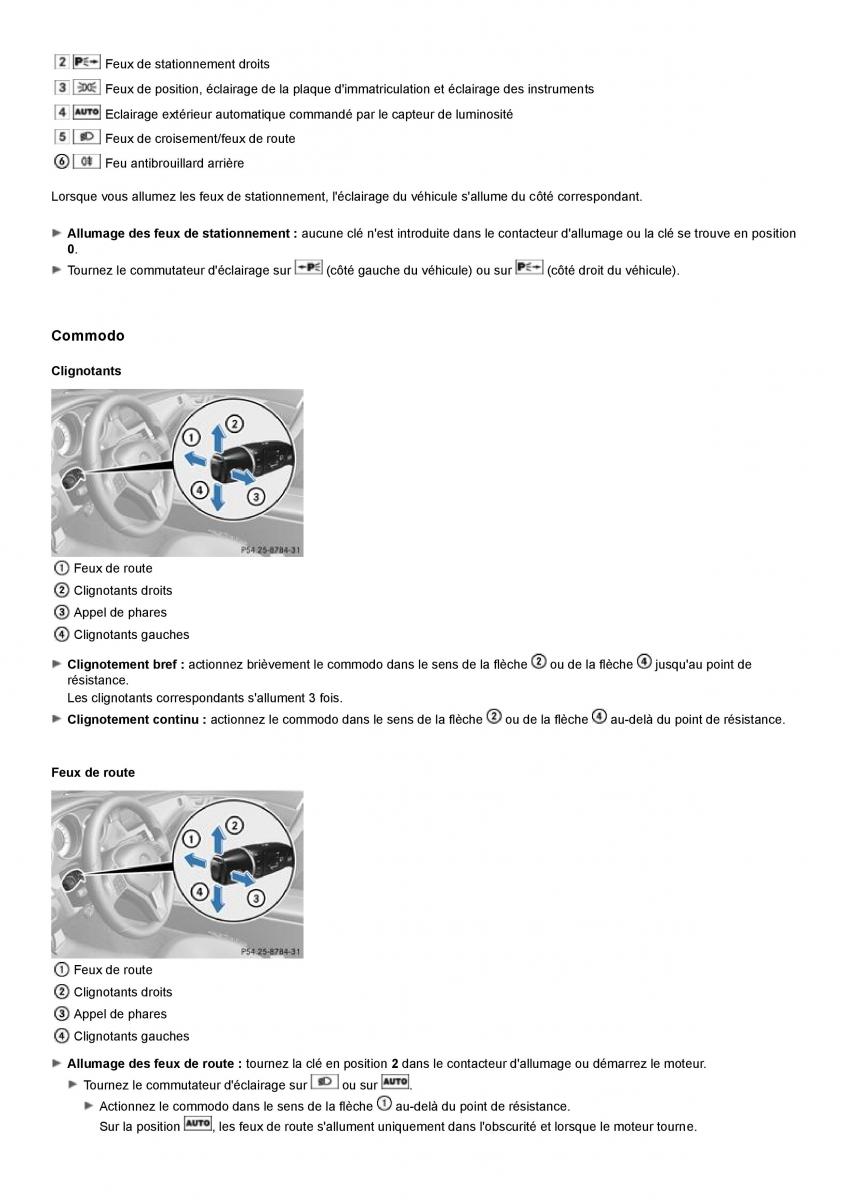 Mercedes Benz CLS class C218 manuel du proprietaire / page 105