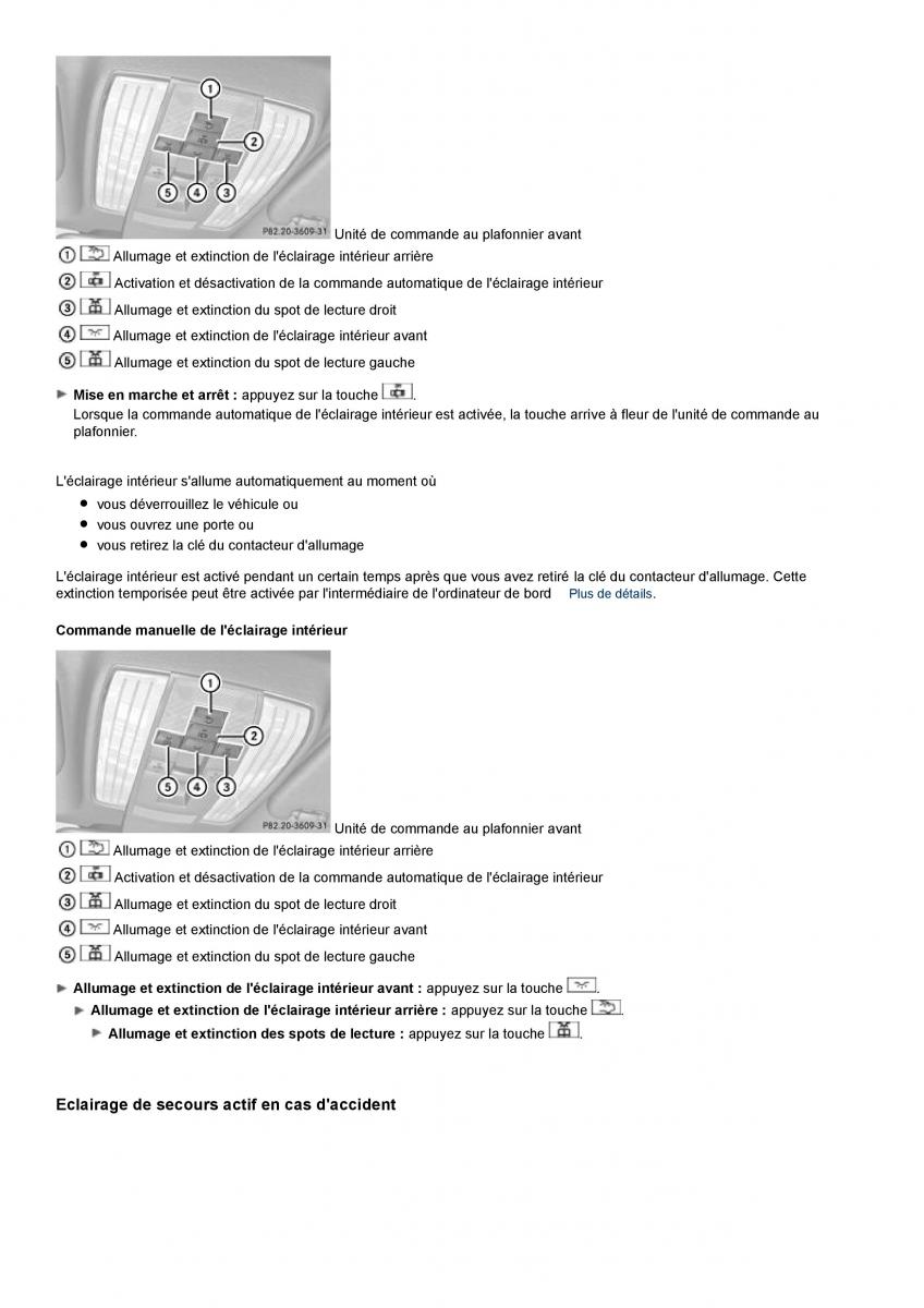 Mercedes Benz CLS class C218 manuel du proprietaire / page 112