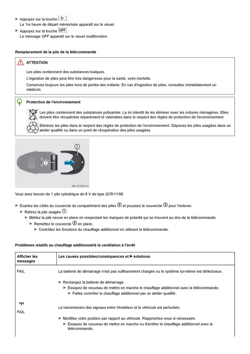 Mercedes Benz CLS class C218 manuel du proprietaire / page 132